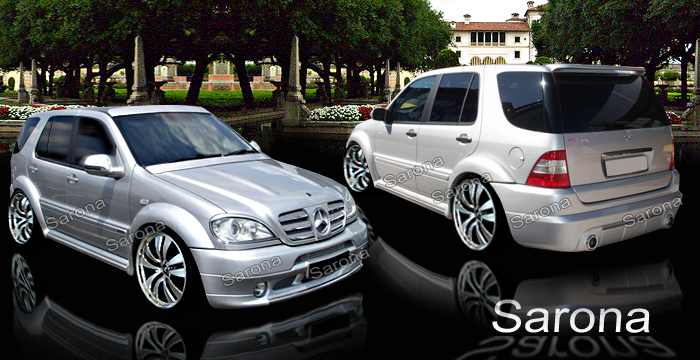 Custom Mercedes ML  SUV/SAV/Crossover Body Kit (1998 - 2005) - $2490.00 (Manufacturer Sarona, Part #MB-054-KT)